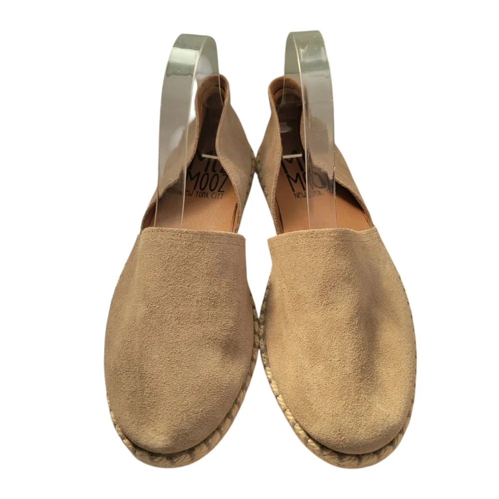 Miz Mooz Suede Espadrille Flats Carmena Tan Size 41 (9.5/10)